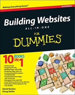 Cover of Building Websites for Dummies book, 3rd edition