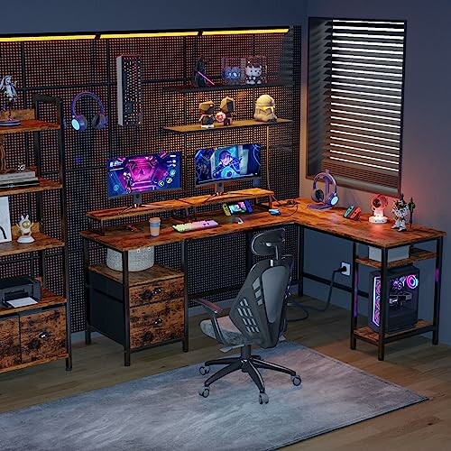 Furologee 66” L Shaped Desk