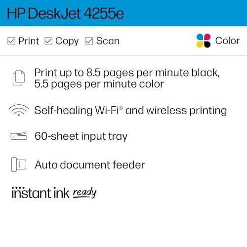 HP DeskJet 4255e All-in-One Printer