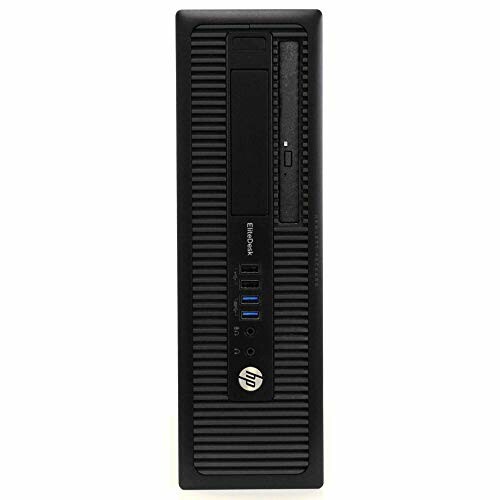 Front view of an HP EliteDesk 800 G1 SFF desktop computer