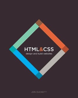 Book cover of 'HTML & CSS: Design and Build Websites' by Jon Duckett