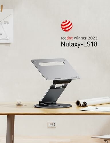 Nulaxy Telescopic 360 Rotating Laptop Stand